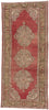 5 x 11 - Red Vintage Turkish Oushak Rug - 51800