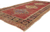 5 x 11 - Red Vintage Turkish Oushak Rug - 51801