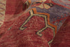 5 x 11 - Red Vintage Turkish Oushak Rug - 51801