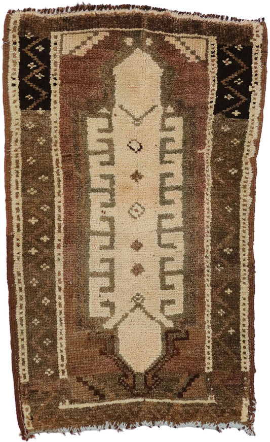 2 x 3 Vintage Turkish Yastik Rug 51824