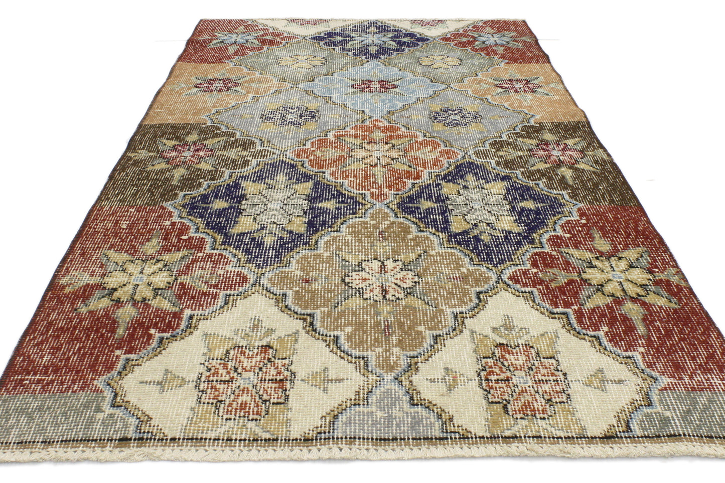 3 x 6 - Red Vintage Turkish Sivas Rug - 51906