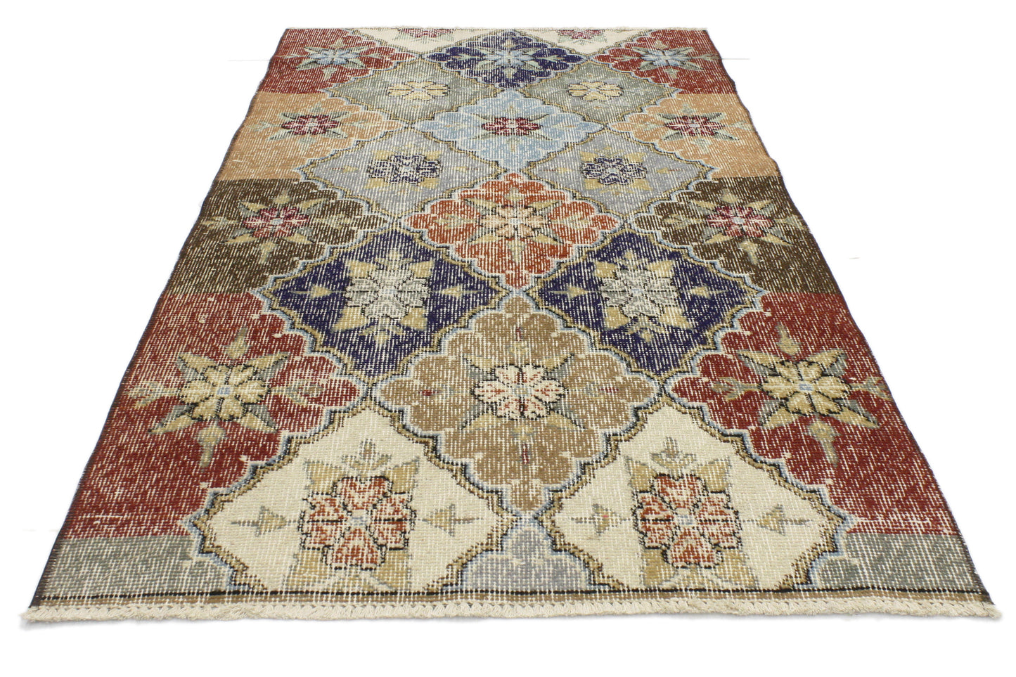 3 x 6 - Red Vintage Turkish Sivas Rug - 51906