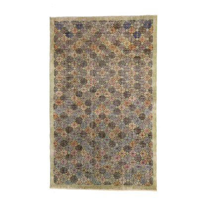 6 x 10 - Green Vintage Turkish Sivas Rug - 52023