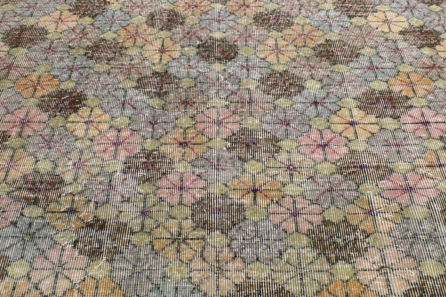 6 x 10 - Green Vintage Turkish Sivas Rug - 52023