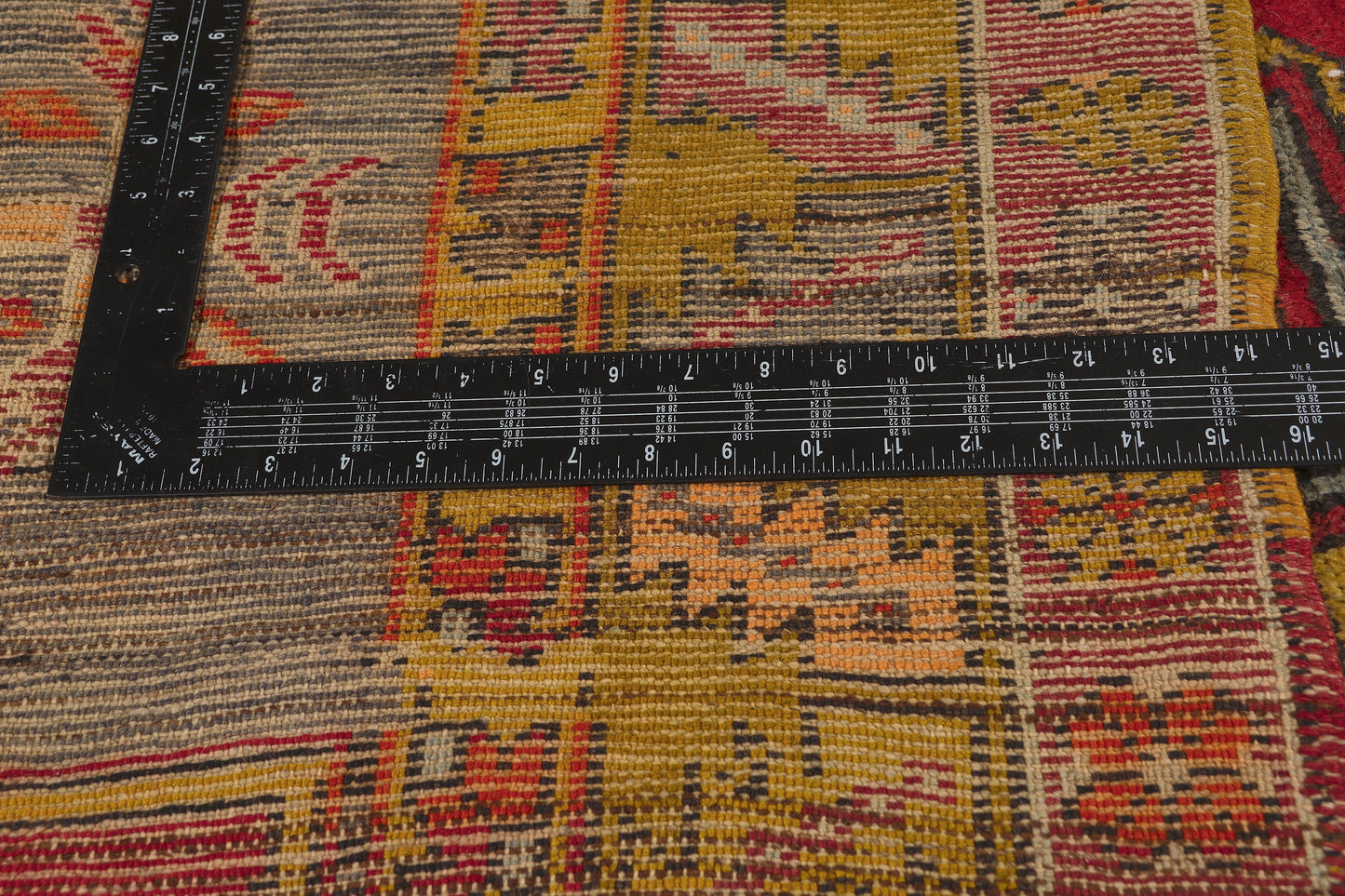 5 x 12 - Red Vintage Turkish Oushak Rug - 52057
