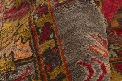 5 x 12 - Red Vintage Turkish Oushak Rug - 52057