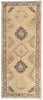 5 x 12 - Beige Vintage Turkish Oushak Rug - 52309