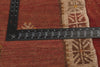 6 x 11 - Red Vintage Turkish Oushak Rug - 52316