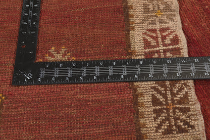 6 x 11 - Red Vintage Turkish Oushak Rug - 52316