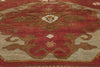 6 x 11 - Red Vintage Turkish Oushak Rug - 52316