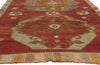 6 x 11 - Red Vintage Turkish Oushak Rug - 52316
