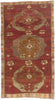 6 x 11 - Red Vintage Turkish Oushak Rug - 52316