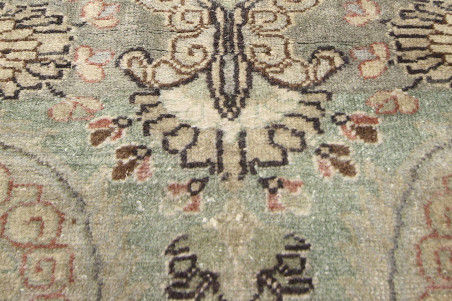 4 x 7 - Gray Vintage Turkish Oushak Rug - 52332