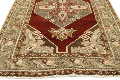 3 x 11 - Red Vintage Turkish Oushak Rug - 52402