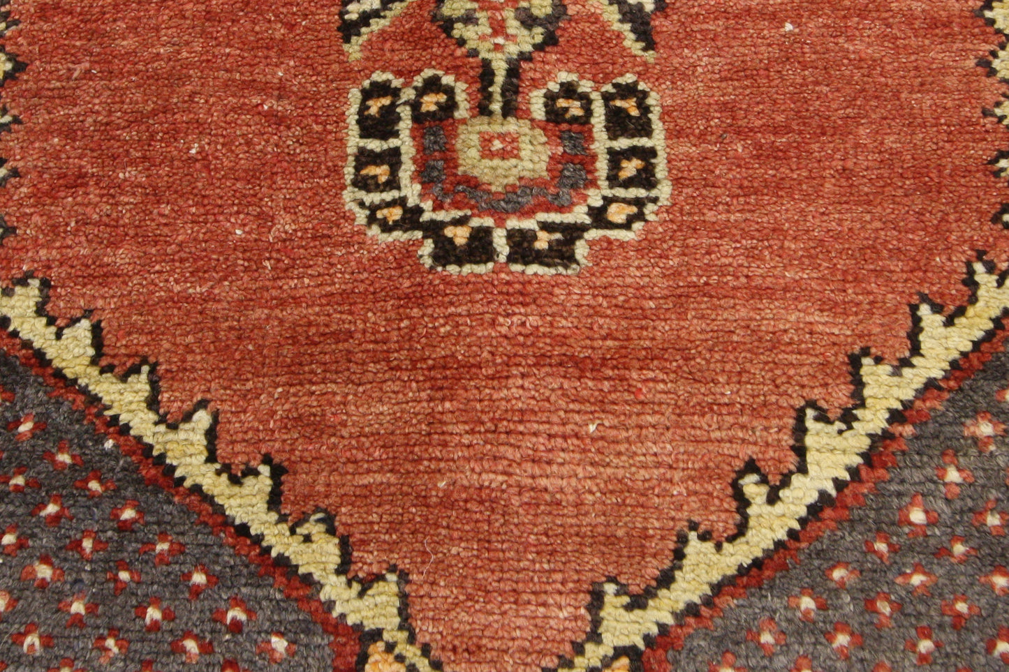 3 x 10 - Red Vintage Turkish Oushak Rug - 52408