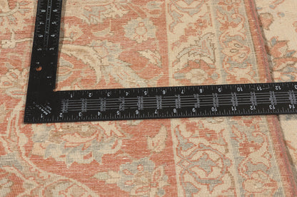 8 x 12 - Beige Antique Persian Isfahan Rug - 52435