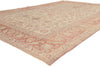 8 x 12 - Beige Antique Persian Isfahan Rug - 52435