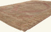6 x 9 - Brown Vintage Turkish Oushak Rug - 52443
