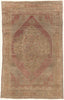 6 x 9 - Brown Vintage Turkish Oushak Rug - 52443