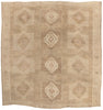 10 x 11 - Brown Vintage Turkish Kars Rug - 52456