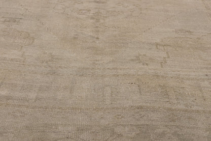 6 x 10 - Beige Vintage Turkish Oushak Rug - 52462