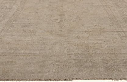 6 x 10 - Beige Vintage Turkish Oushak Rug - 52462
