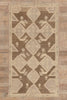 5 x 9 - Brown Vintage Turkish Oushak Rug - 52469