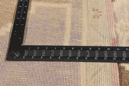 5 x 9 - Brown Vintage Turkish Oushak Rug - 52469