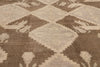5 x 9 - Brown Vintage Turkish Oushak Rug - 52469