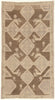 5 x 9 - Brown Vintage Turkish Oushak Rug - 52469
