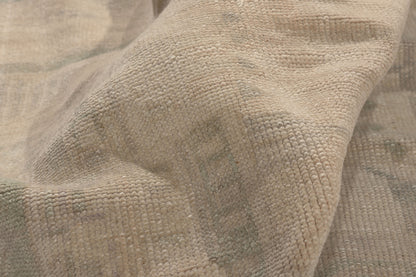 5 x 8 - Beige Vintage Turkish Oushak Rug - 52470