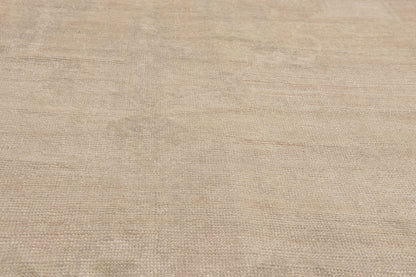 6 x 12 - Beige Vintage Turkish Oushak Rug - 52473