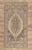 5 x 10 - Beige Vintage Turkish Oushak Rug - 52475