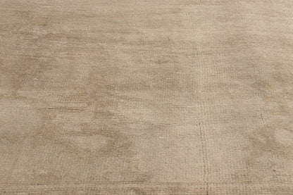 6 x 10 - Beige Vintage Turkish Oushak Rug - 52477