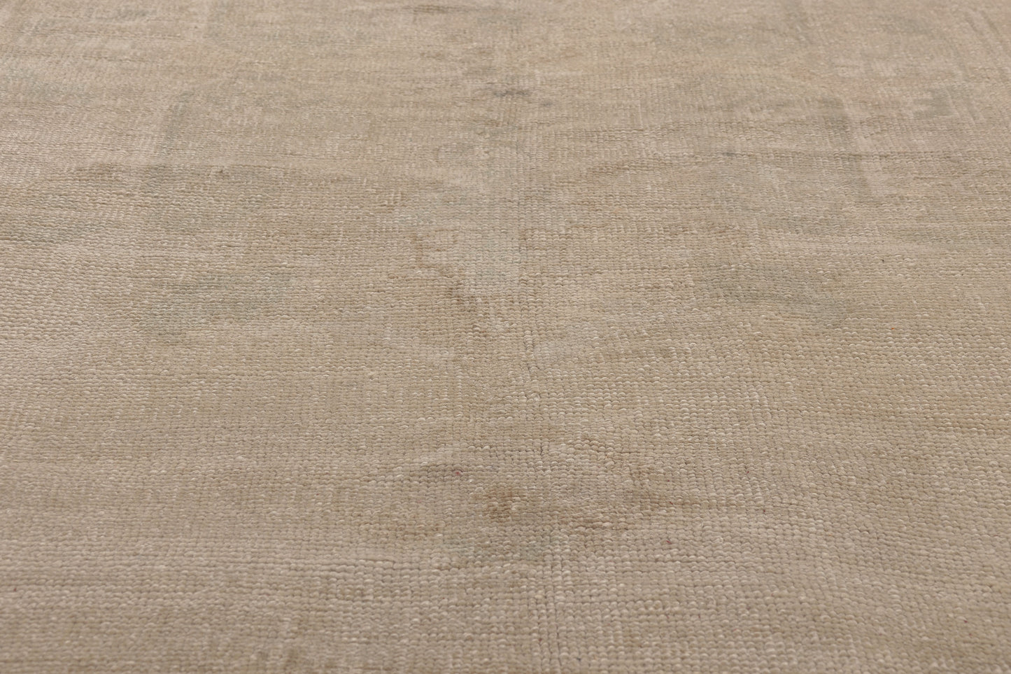 5 x 12 - Beige Vintage Turkish Oushak Rug - 52478