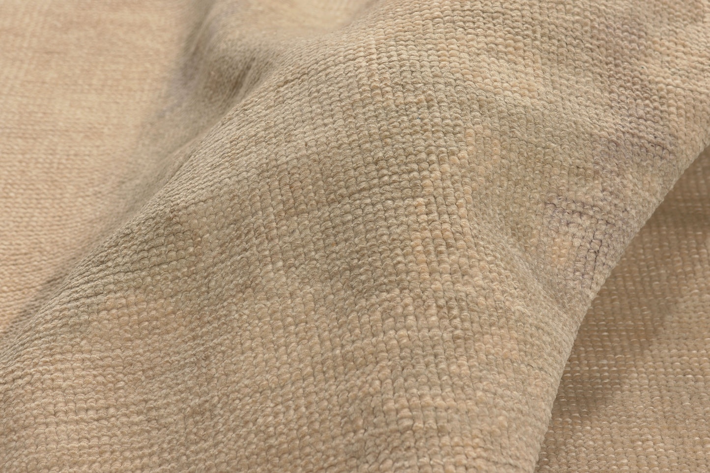 5 x 11 - Beige Vintage Turkish Oushak Rug - 52480