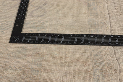 5 x 12 - Beige Vintage Turkish Oushak Rug - 52482