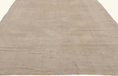 5 x 12 - Beige Vintage Turkish Oushak Rug - 52482