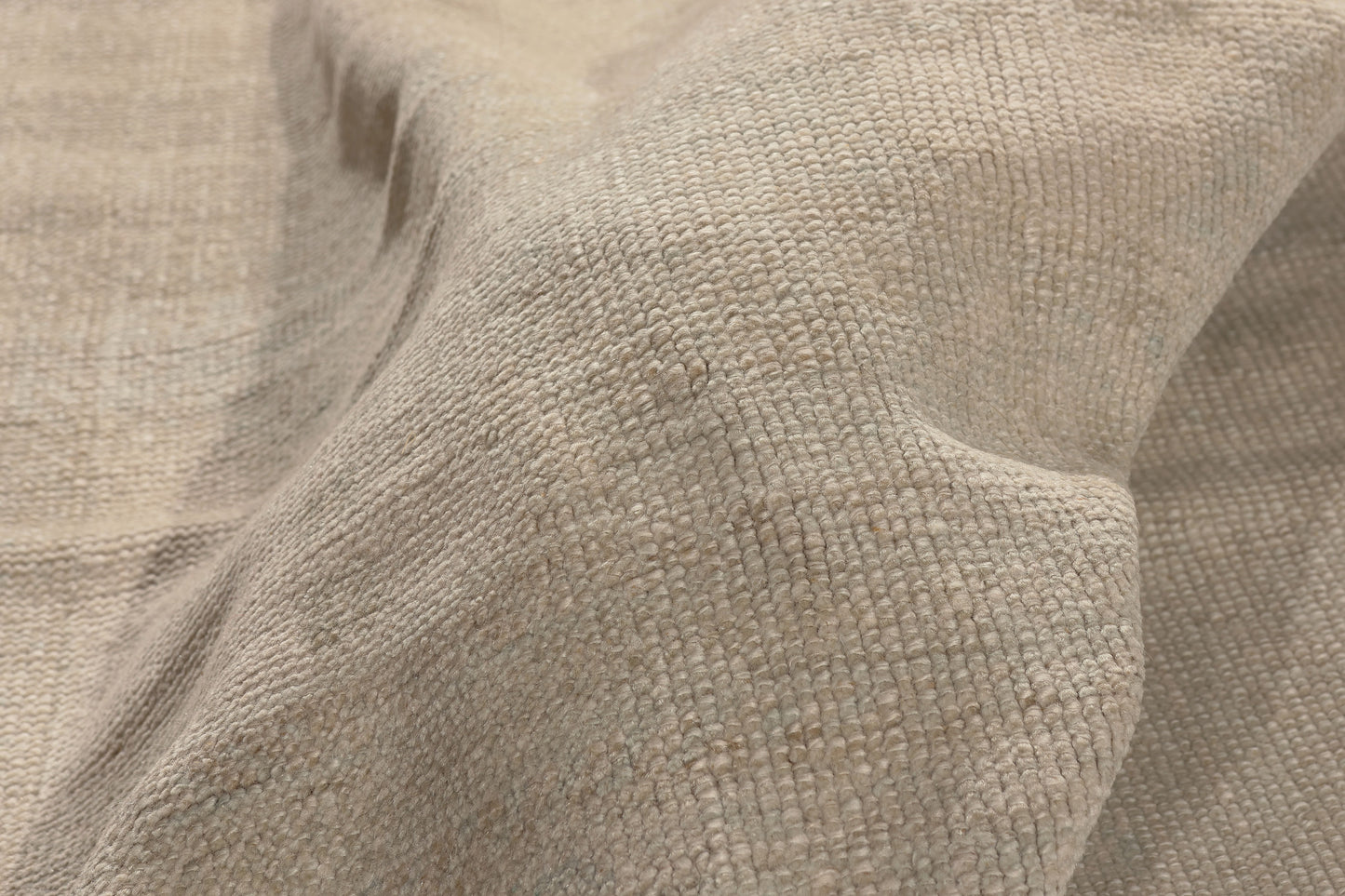 5 x 12 - Beige Vintage Turkish Oushak Rug - 52482