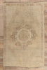 7 x 11 - Tan Vintage Turkish Oushak Rug - 52490