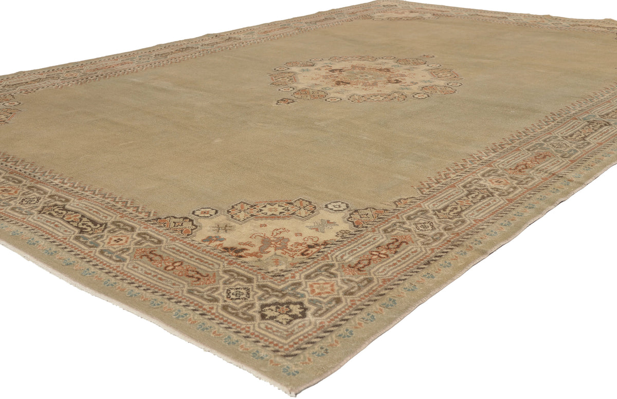 6 x 10 - Green Antique Persian Malayer Rug - 52495