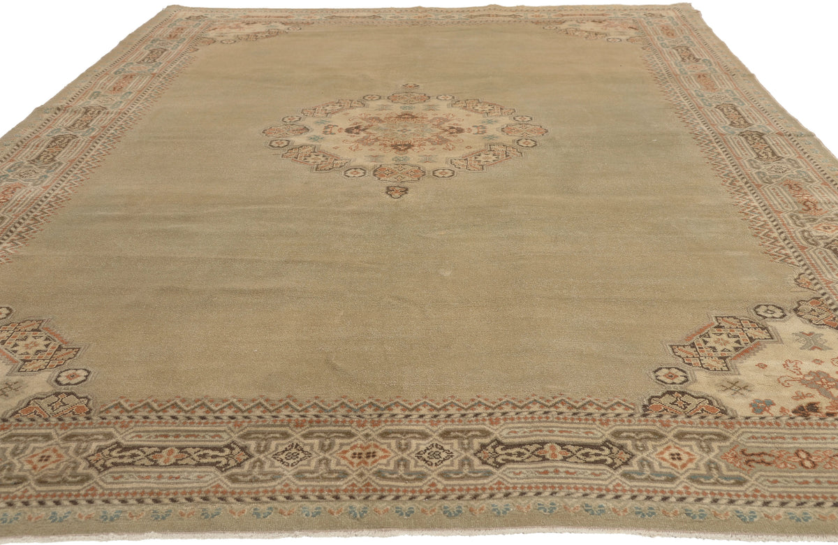 6 x 10 - Green Antique Persian Malayer Rug - 52495