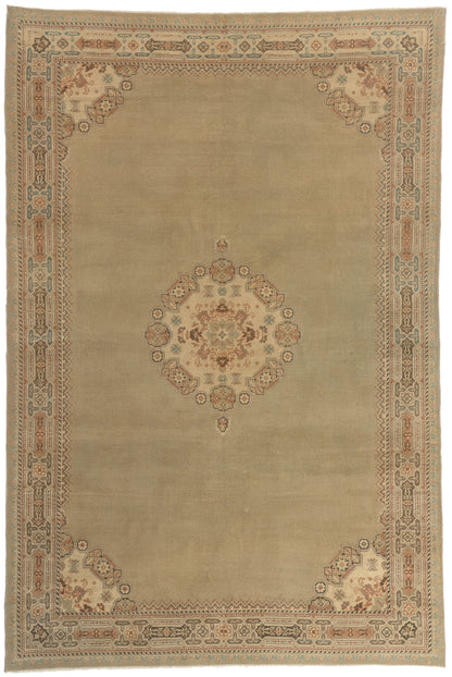 6 x 10 - Green Antique Persian Malayer Rug - 52495
