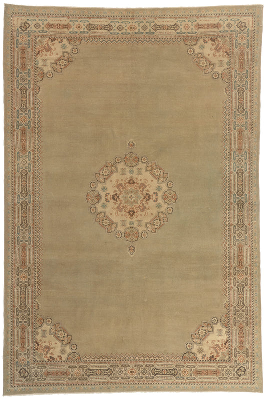 6 x 10 - Green Antique Persian Malayer Rug - 52495