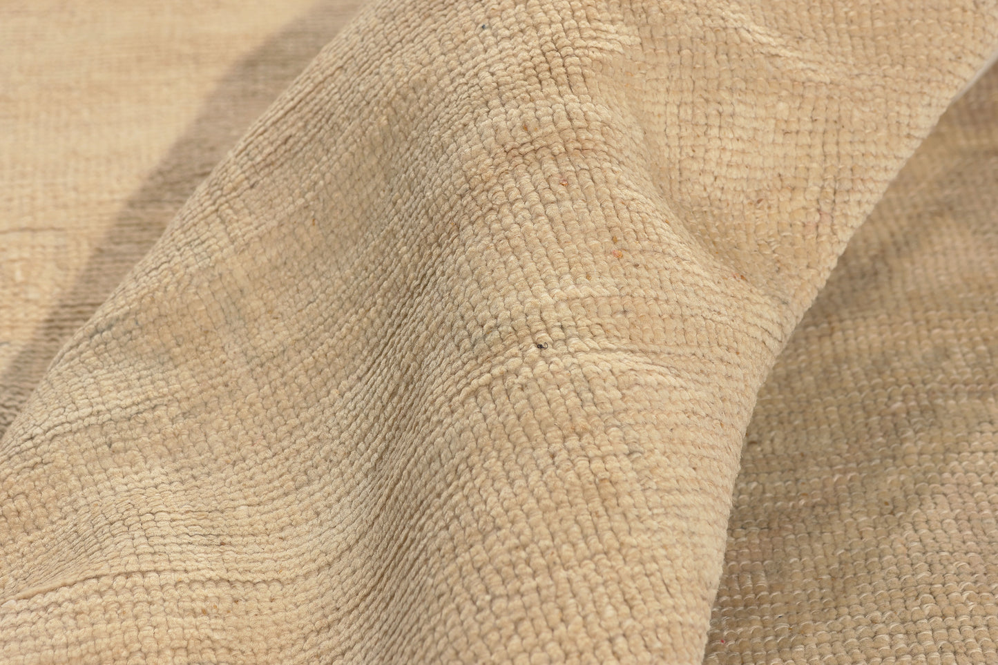 6 x 9 - Beige Vintage Turkish Oushak Rug - 52499
