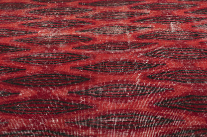 6 x 9 - Red Vintage Turkish Sivas Rug - 52589