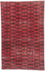6 x 9 - Red Vintage Turkish Sivas Rug - 52589