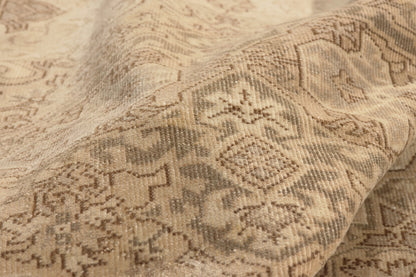9 x 12 - Beige Vintage Turkish Sivas Rug - 52652