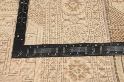 7 x 10 - Beige Vintage Turkish Sivas Rug - 52658