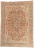 8 x 11 - Rust Antique Turkish Heriz Rug - 52667